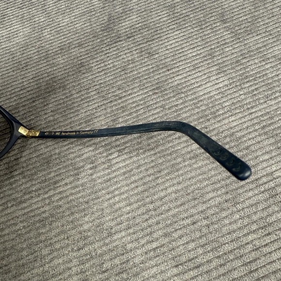 LUNOR A5 Mod. 234 col. 26m Glasses Frame Blue Matte 49-19-146 Germany Handmade - Picture 5 of 9